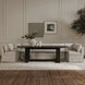 Fable Beige Slipcover Dining Banquette, U-Shape