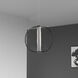 Charlotte LED 17 inch Matte Black Single Drop Pendant Ceiling Light