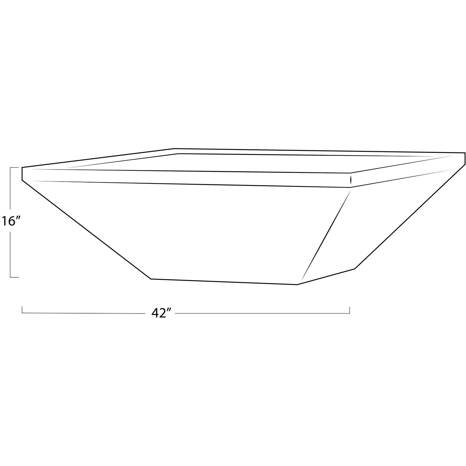 Vale 42 X 42 inch Natural Coffee Table
