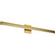 Vera LED 37.88 inch Brushed Gold Bath Vanity Light Wall Light
