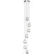 Artisan Collection/VENEZIA Series 7 Light 9 inch Polished Chrome Pendant/Chandelier Ceiling Light