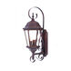 New Orleans 3 Light 9.25 inch Outdoor Wall Light