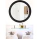 Virginia Glossy Black Wall Mirror