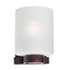 Signature 1 Light 5 inch Antique Bronze Vanity Light Wall Light