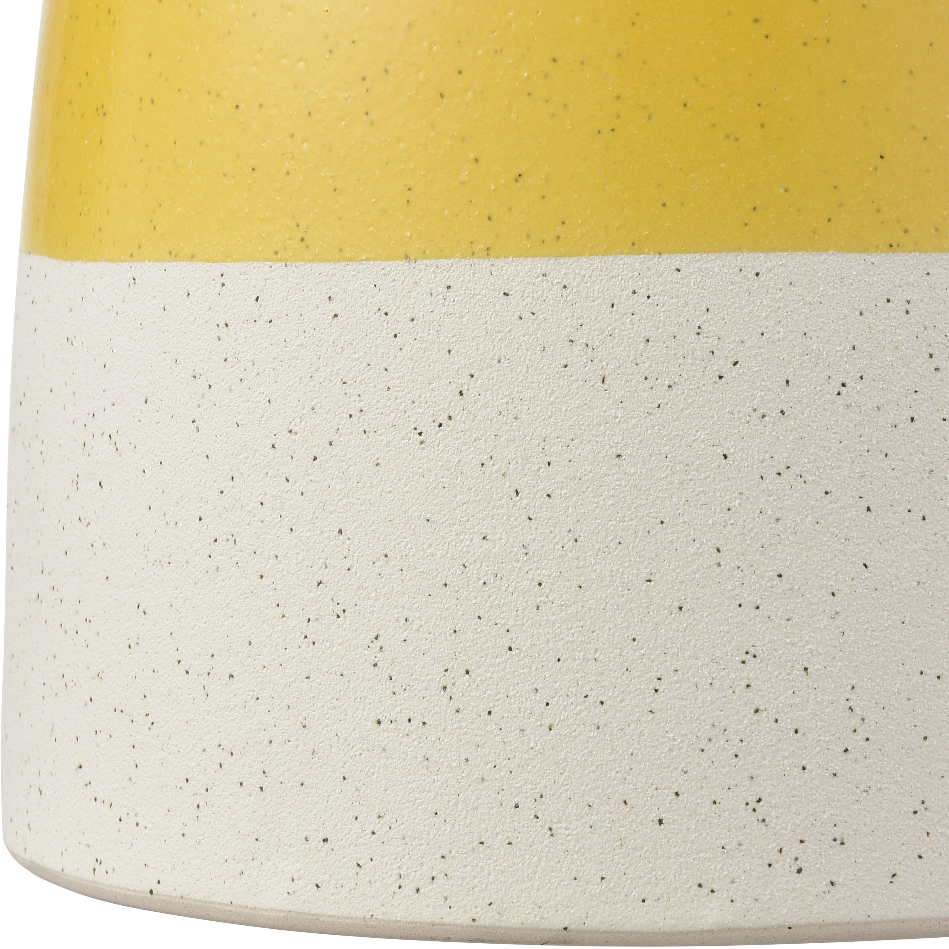 Marianne Yellow with Speckled White Bottle