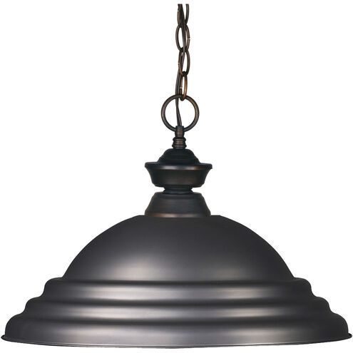 Riviera 1 Light 16 inch Olde Bronze Pendant Ceiling Light in Olde Bronze Steel, 5