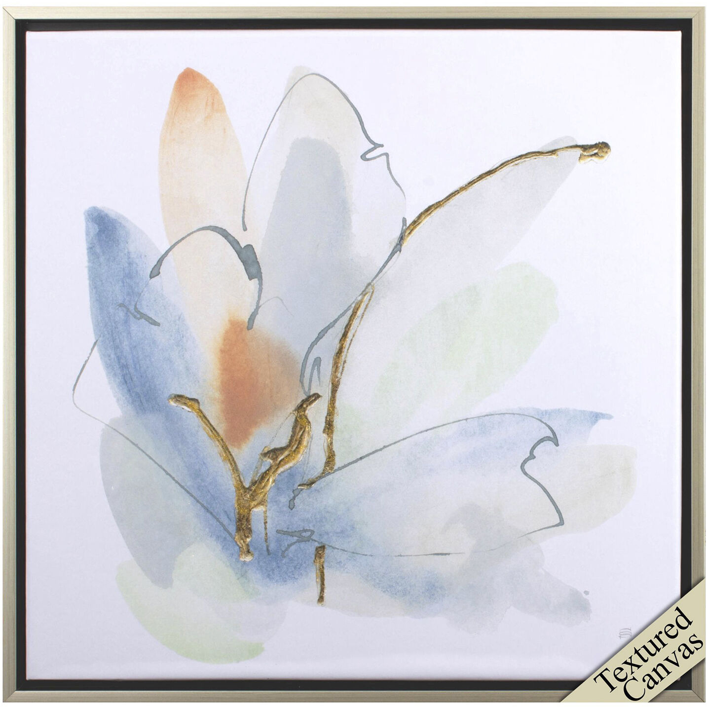 Colorspray Blue and Green and Metallic Canvas, Propac