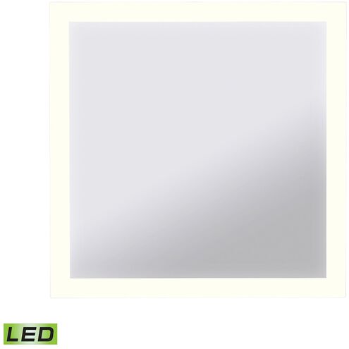 Luma 36 X 36 inch Mirror with Chrome Wall Mirror