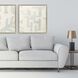Geometrics Collection White Framed Art