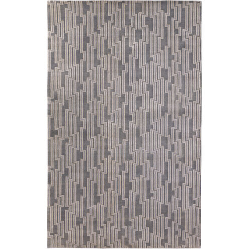 Luminous 96 X 60 inch Gray and Gray Area Rug, Wool