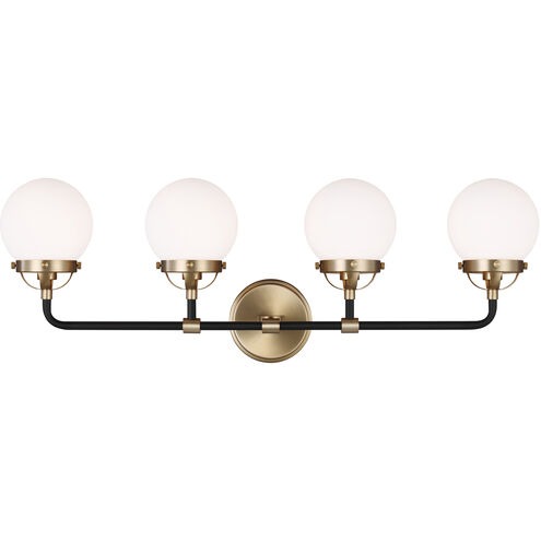 Ian K. Fowler Cafe LED 30 inch Satin Brass Wall Bath Fixture Wall Light