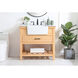 Clement 36 X 22 X 34 inch Natural Wood Bathroom Vanity Cabinet