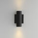 Calibro LED 7.5 inch Black Outdoor Wall Mount
