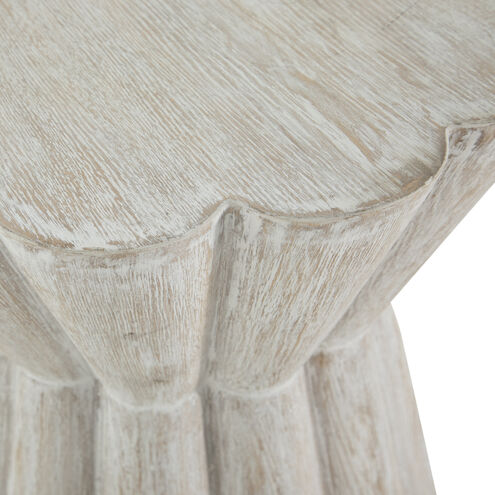 Annie Side Table in Light Washed Wood