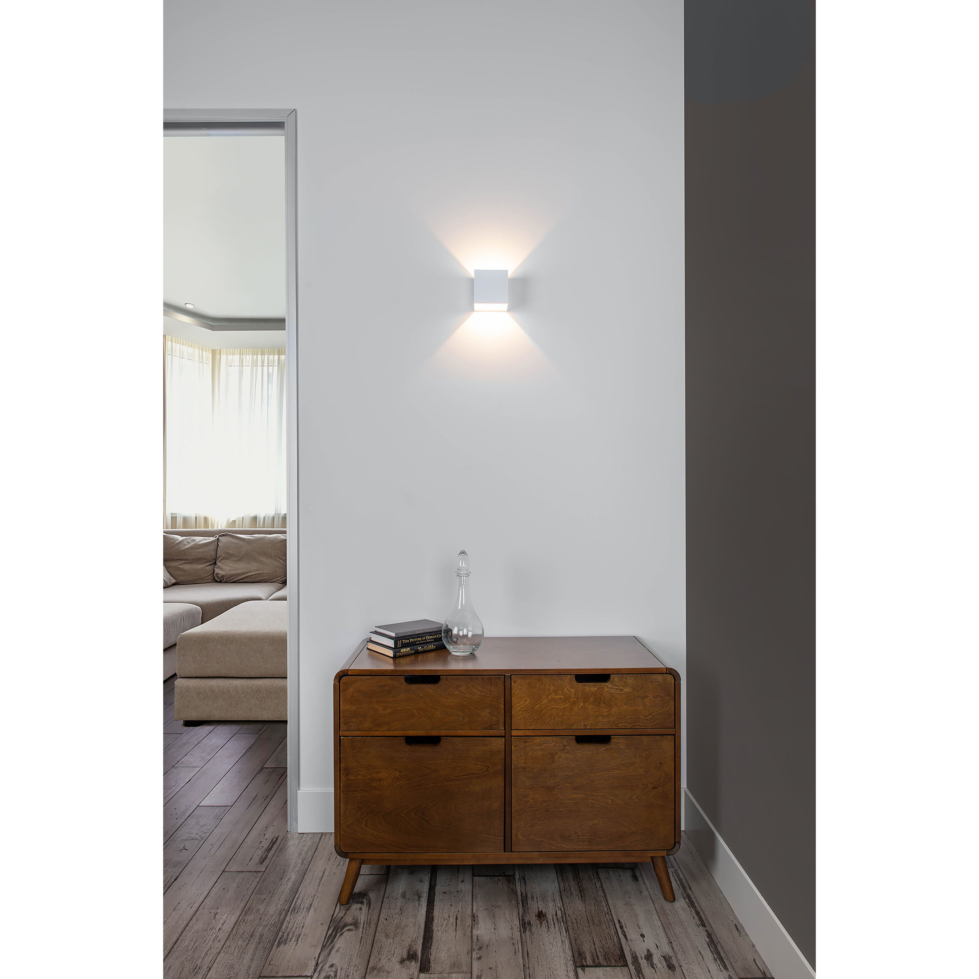 QB LED Wall Sconce Wall Light in White