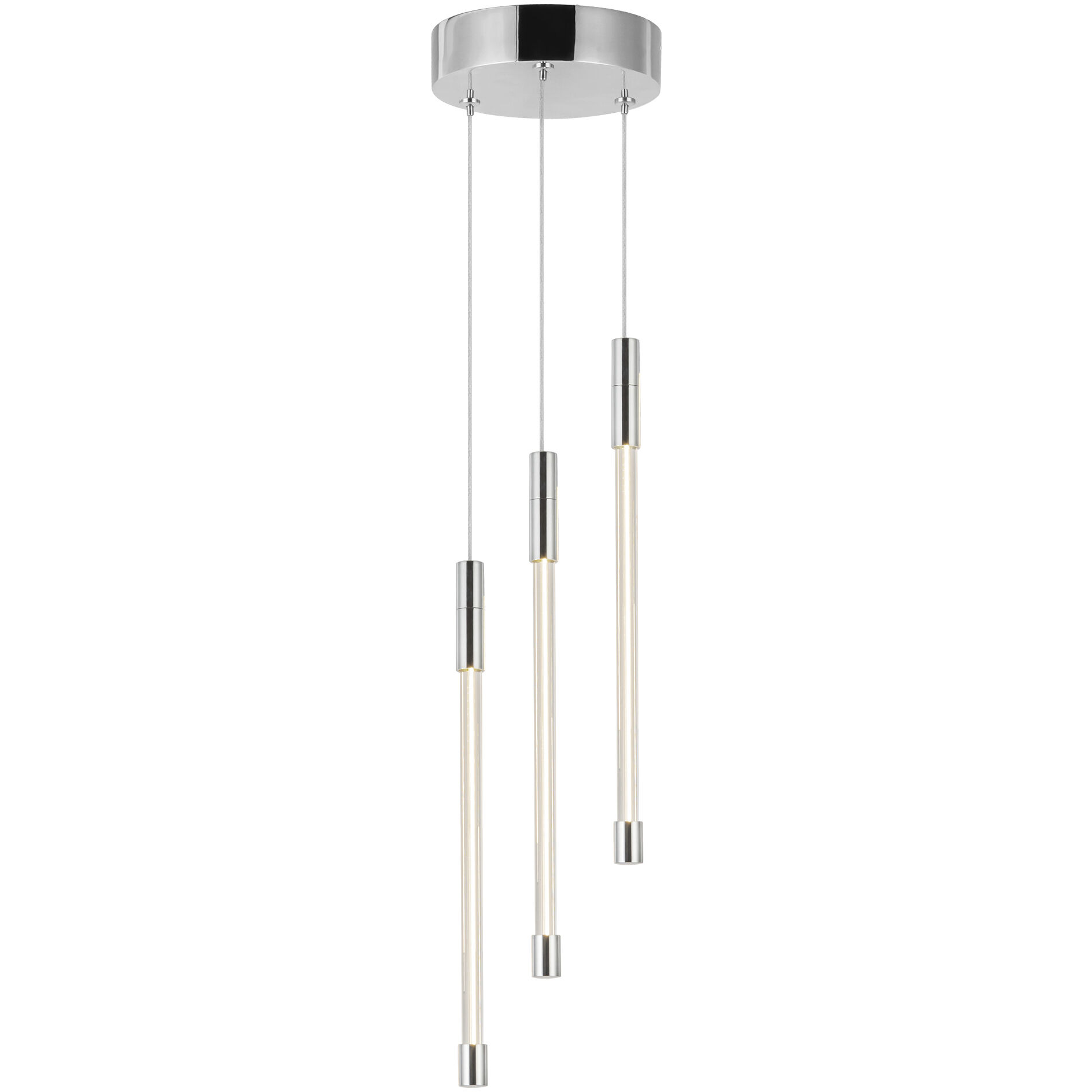 Motif Multi Pendant Ceiling Light in Chrome