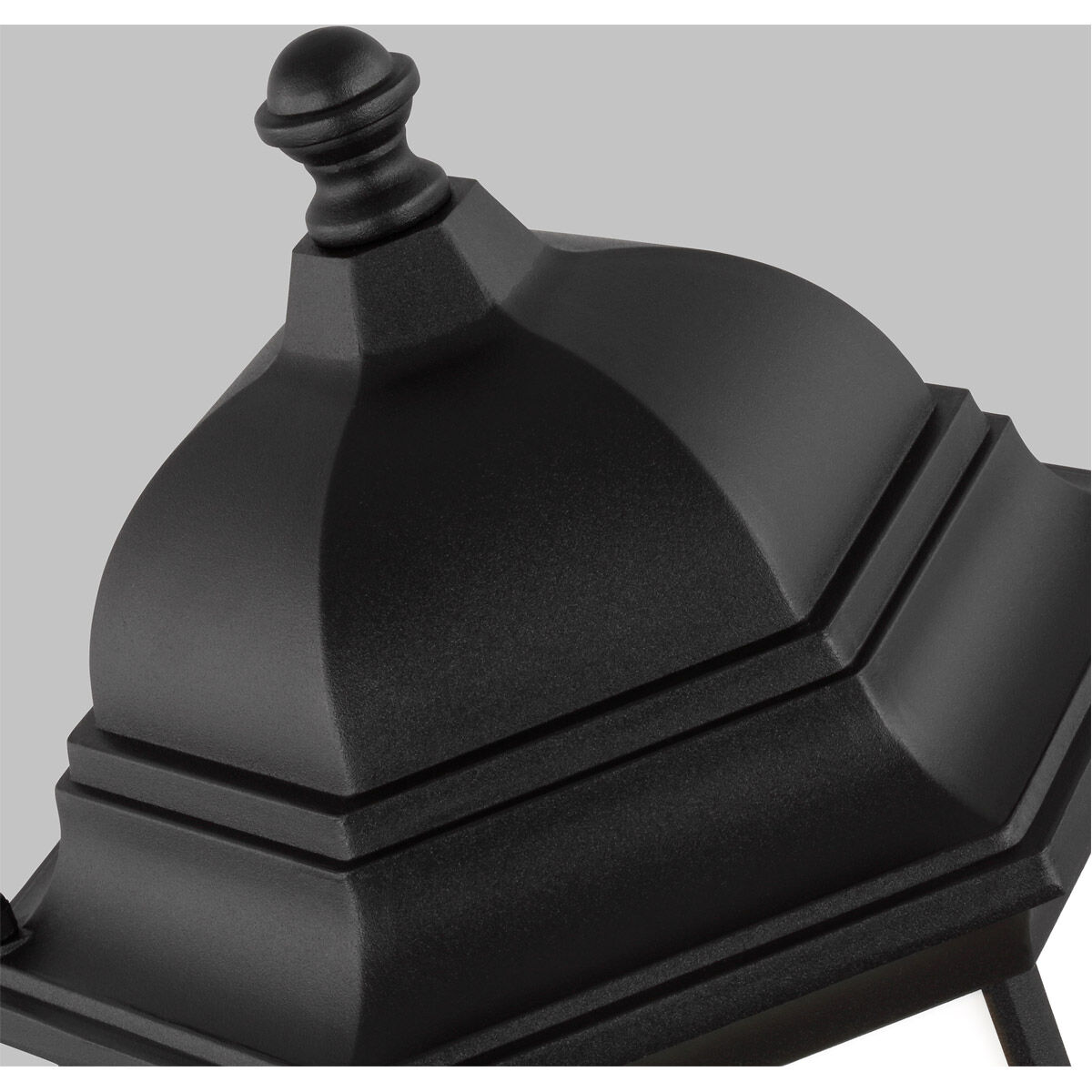 Sevier 1 Light 22.13 inch Black Outdoor Post Lantern, Large