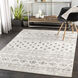 Pisa 108 X 79 inch Charcoal Rug in 7 x 9, Rectangle