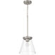 Connell 1 Light 10 inch Brushed Polished Nickel Pendant Ceiling Light
