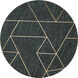 Butler Loft Haven Green Marble & Brass 24 X 19 inch Metalworks Accent Table