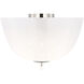 AERIN Brisa LED 16 inch Polished Nickel Semi-Flush Mount Ceiling Light