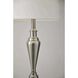 Glendale 26 inch 150.00 watt Brushed Steel Table Lamps Portable Light, plus Floor Lamp, Set of 3, Simplee Adesso