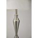 Glendale 25.5 inch 150 watt Brushed Steel Table Lamps Portable Light, plus Floor Lamp, Set of 3, Simplee Adesso