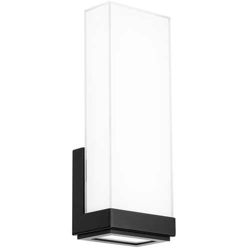 Coltrane Wall Sconce Wall Light in 3500K, Black, dweLED