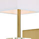 Marcus 1 Light 5 inch Satin Brass Wall Sconce Wall Light