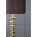 Anita 65 inch 60.00 watt Gold and Black Floor Lamp Portable Light