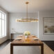 Sean Lavin Silas 48 inch Burnished Brass Chandelier Ceiling Light
