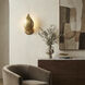 Petal Reign 1 Light 6.25 inch Brass Kisser Wall Sconce Wall Light