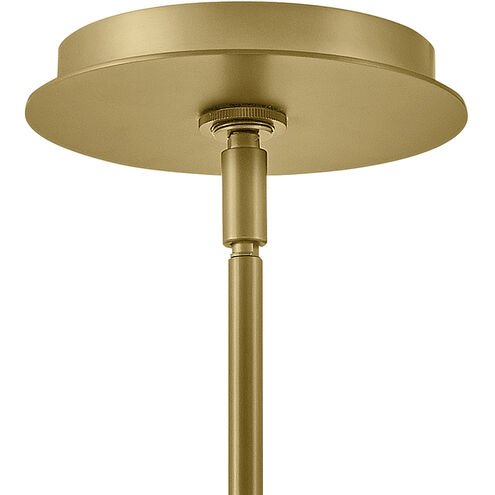 Inez LED 14 inch Lacquered Brass Pendant Ceiling Light
