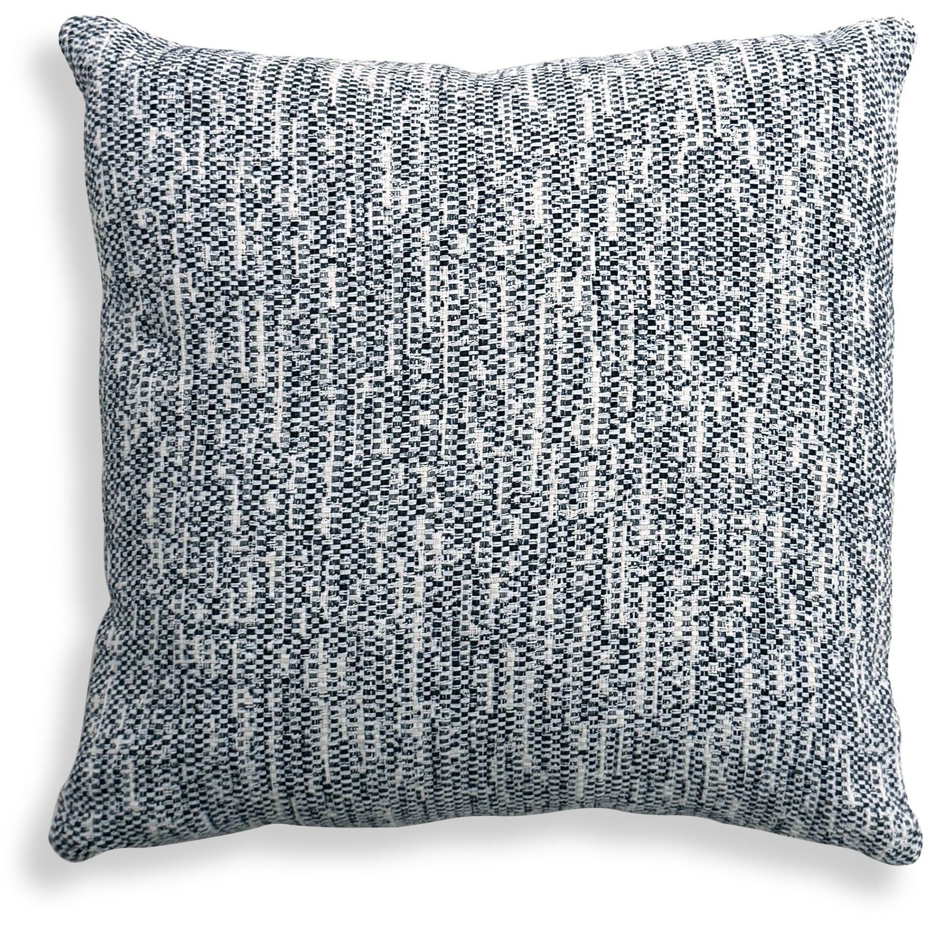 Zenith 20 inch Denim and White Outdoor Pillow