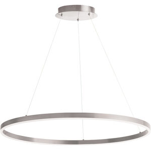 Circulo LED 32 inch Silver Chandelier Ceiling Light