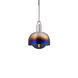 Forked LED 7.87 inch Burnt Steel Pendant Ceiling Light