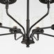 Starky 8 Light 31 inch Matte Black Chandelier Ceiling Light
