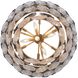 Cascada 11 Light 27.25 inch Aegean Silver Pendant Ceiling Light in Smoke Plated Glass, 3 Tier