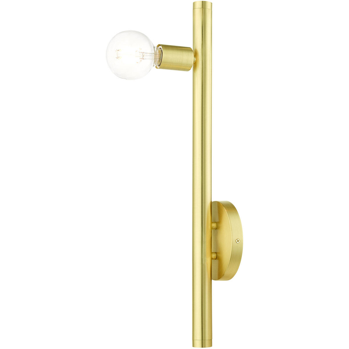 Bannister 1 Light 5 inch Satin Brass Wall Sconce Wall Light