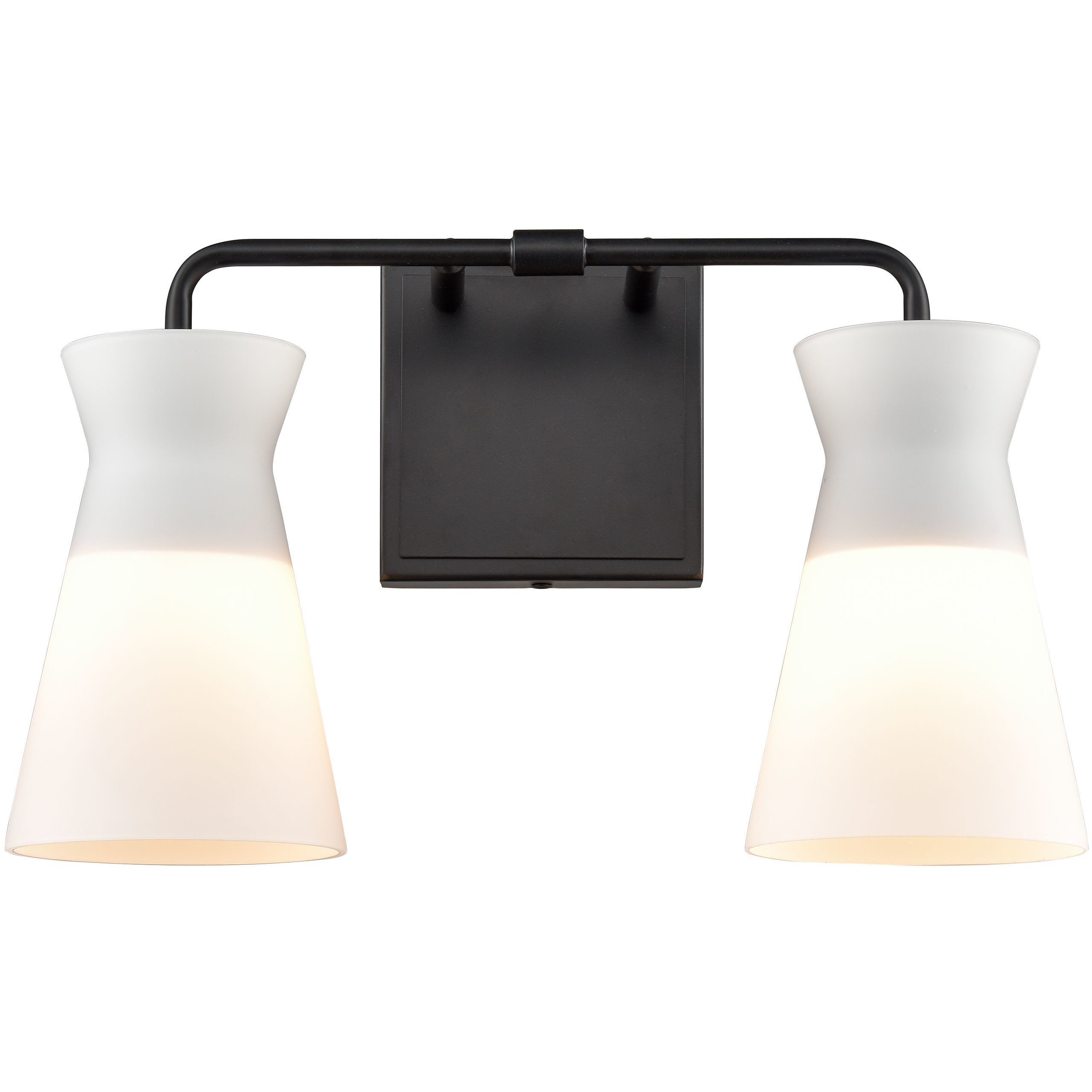 Brookville Vanity Light Wall Light in Matte Black