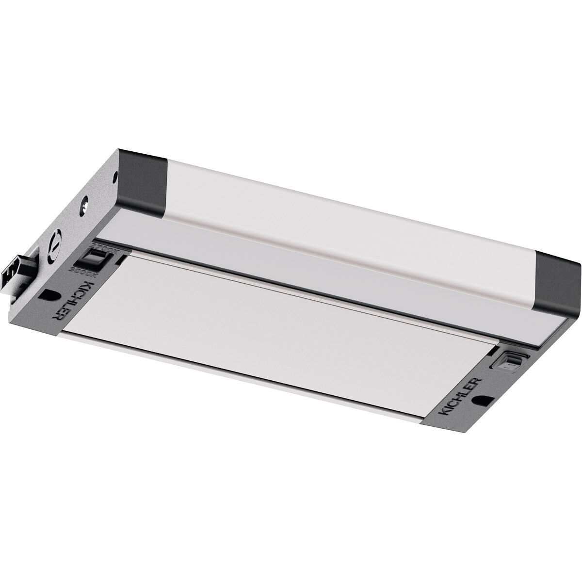 6U Series LED 120 LED Integrated 8 inch Nickel Textured LED Under Cabinet