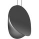 Malibu Discs LED 18 inch Satin Black Pendant Ceiling Light