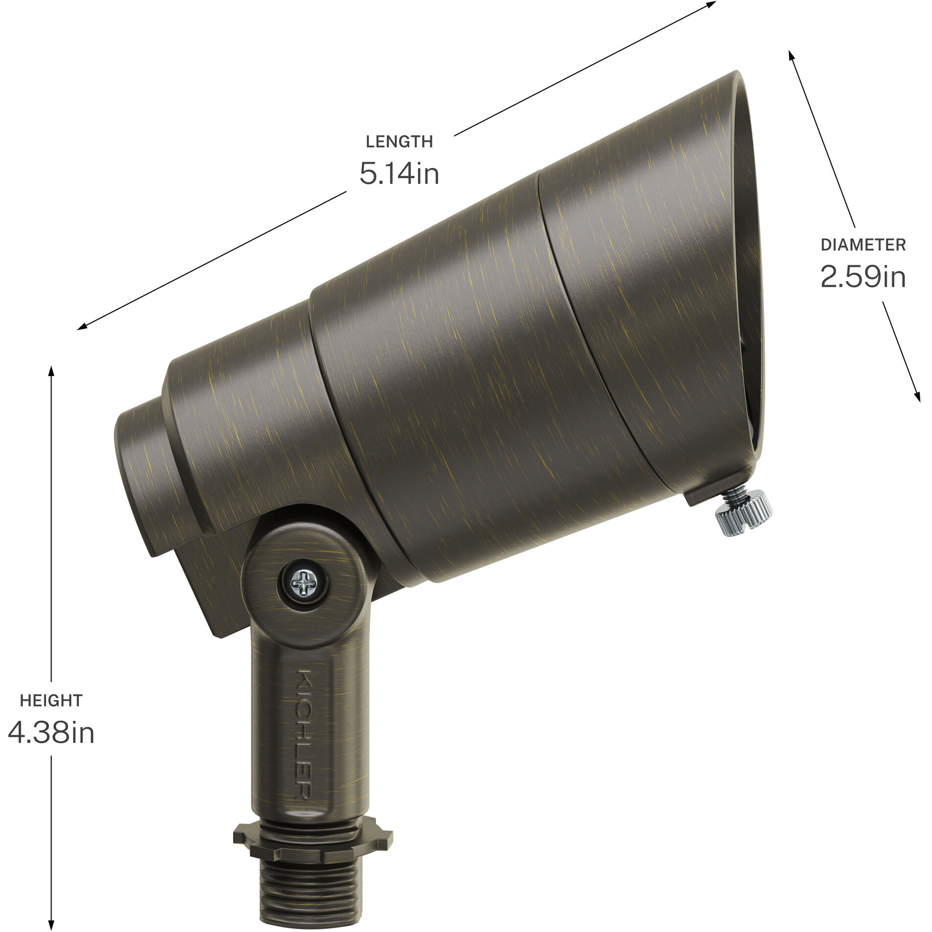 Integra 12 3.5 watt Centennial Brass Accent Light