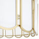 Belleview 8 Light 38 inch Aged Brass Pendant Ceiling Light