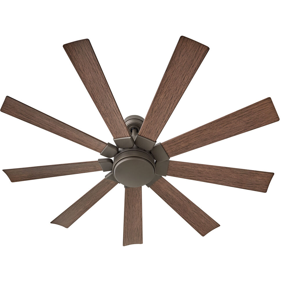 Turbine 60 inch Metallic Matte Bronze with Walnut Blades Fan
