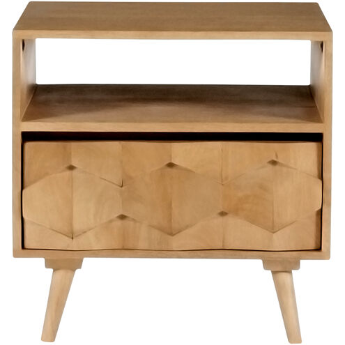 O2 22 X 22 inch Brown Nightstand
