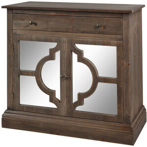 Milton Natural Wood-Mirrored Chest