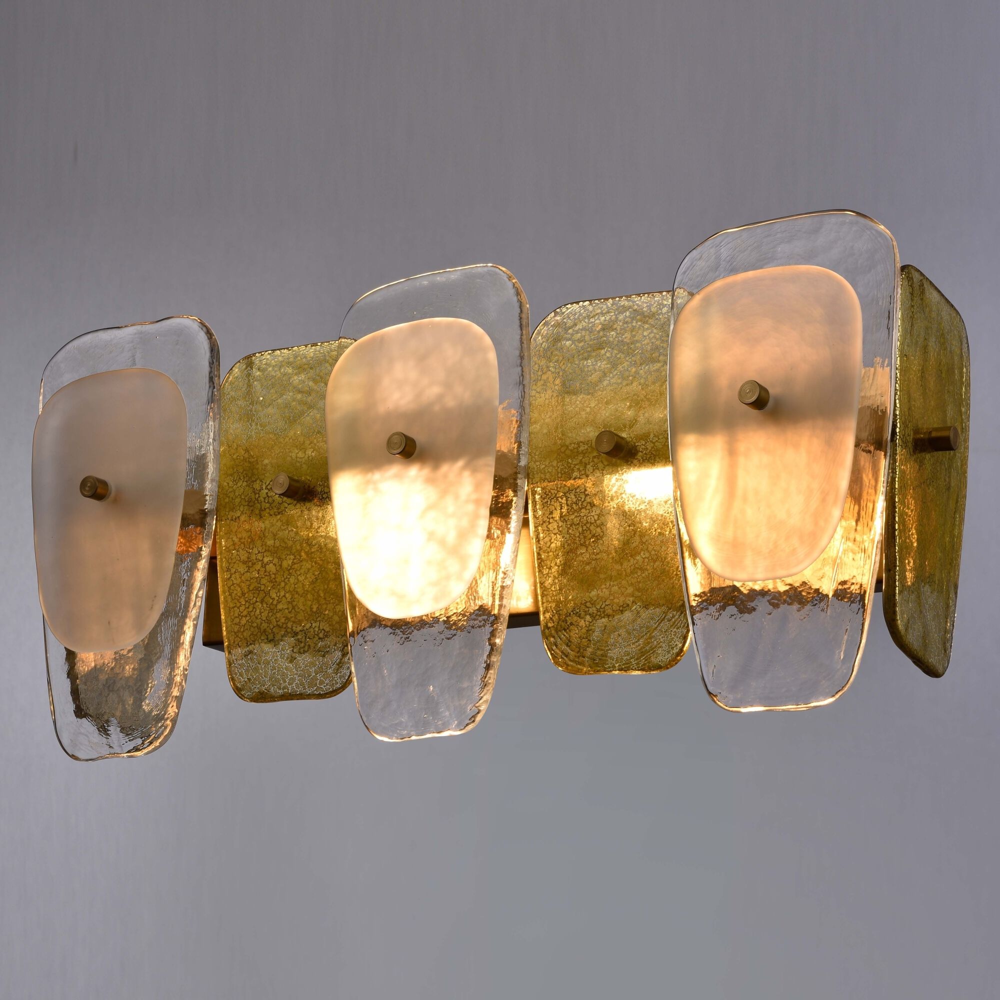 Strata 2 Light 20.75 inch Lacquered Gold Bath Vanity Wall Light