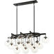 Bulbus LED 30 inch Matte Black Pendant Ceiling Light