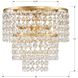 Gabrielle 3 Light 14 inch Antique Gold Flush Ceiling Light